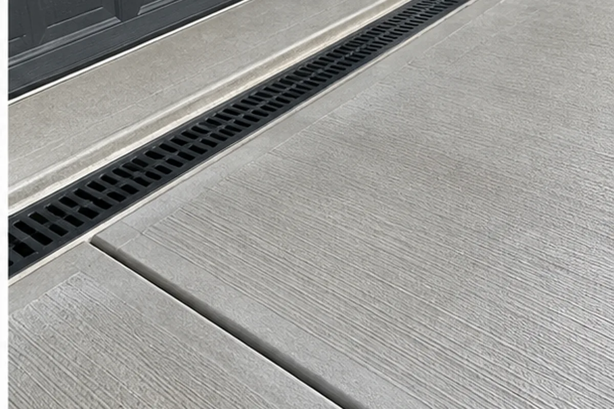 Concrete Driveways finished detail in Belleville, Bay of Quinte, and Prince Edward County, Ontario
