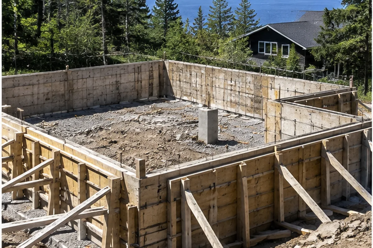 Engineered Slabs & Concrete Foundations active worksite overview in Belleville, Bay of Quinte, and Prince Edward County, Ontario